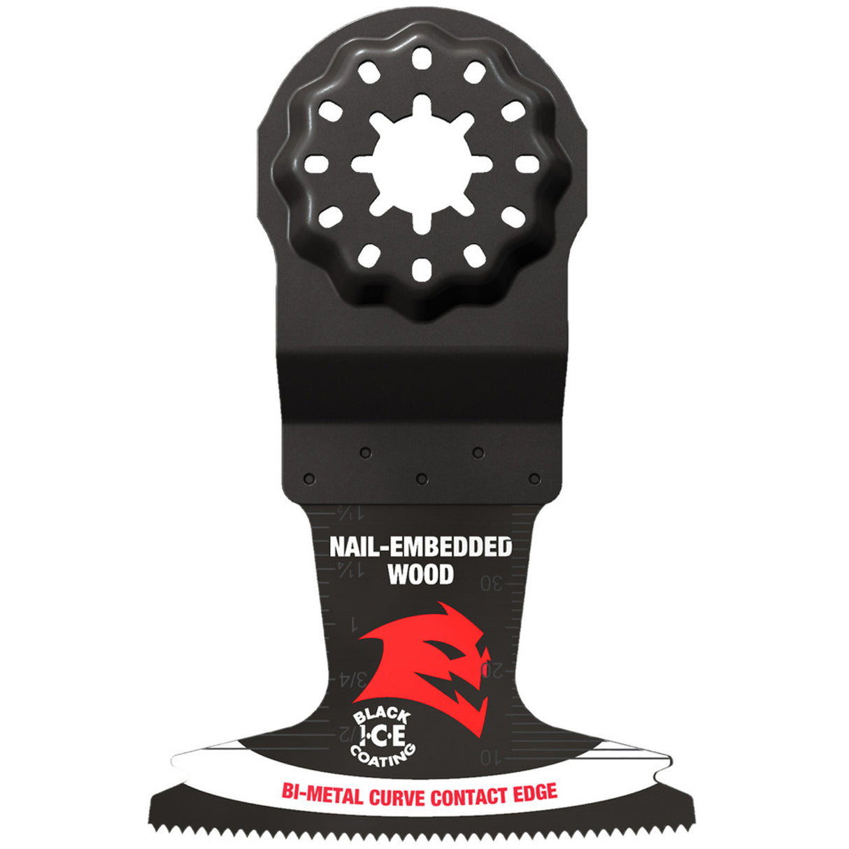 Demo Demon™ 2-1/2" Starlock Bi-Metal Oscillating Blade for Nail-Embedded Wood