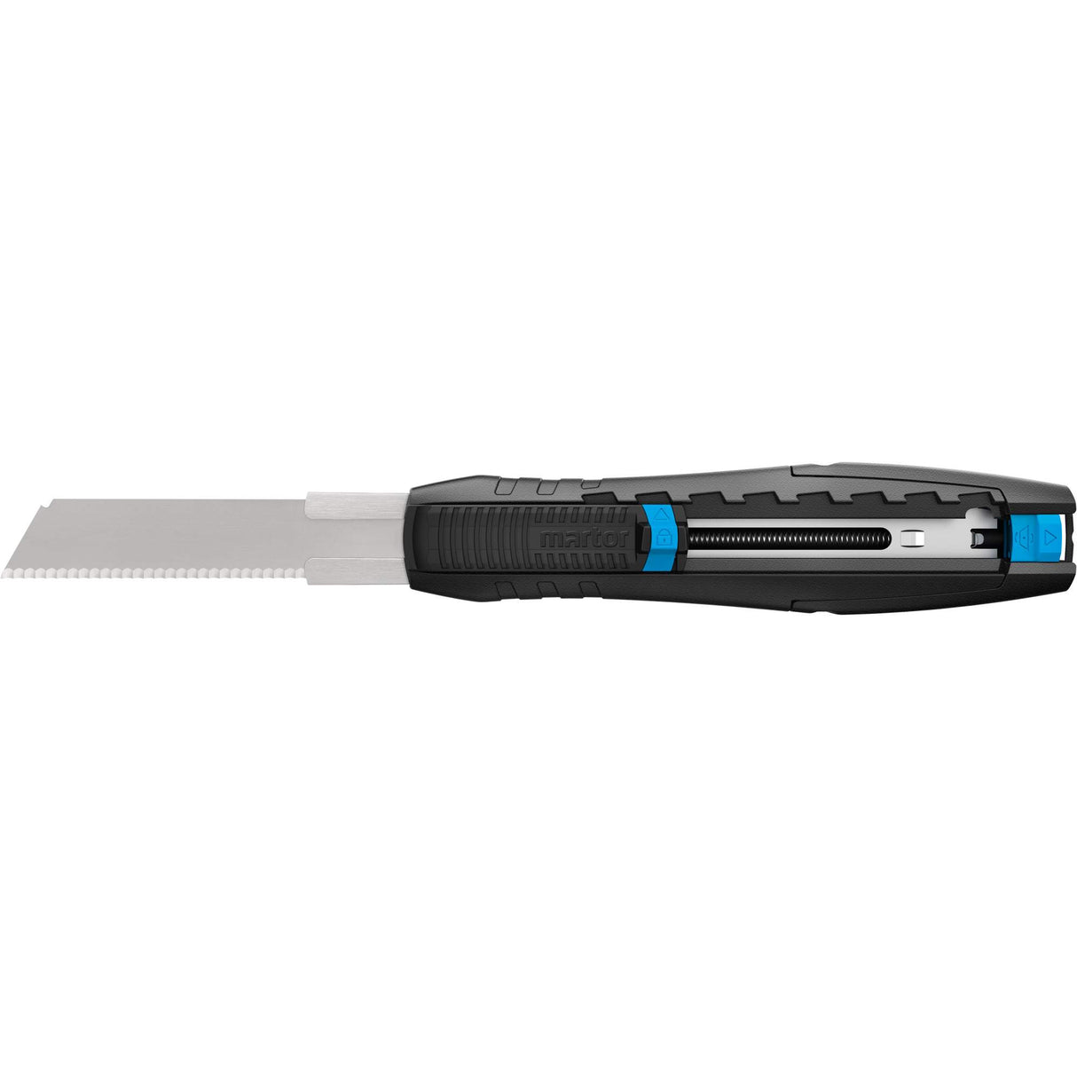 Secubase 383 Retractable Safety Knife with Serrated Blade, 73 mm