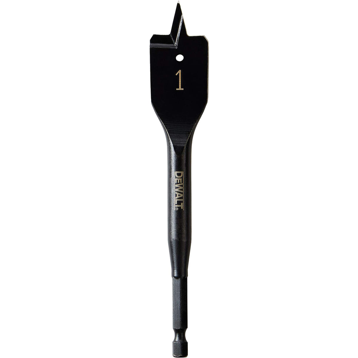 Drill Bit, 1" Diameter, 1/4" Hex Shank, 6" Length