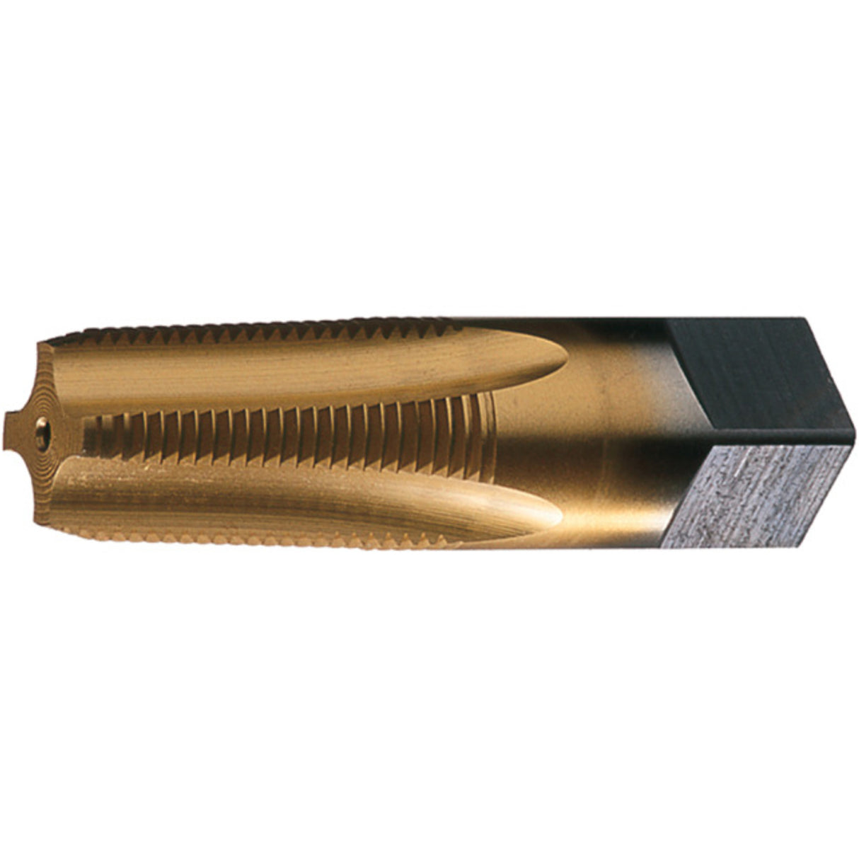 PTT-TN Semi-Bottoming Pipe Tap, 1-1/2"-11.5, 7 Flutes, 4-1/4" L, Taper, High Speed Steel