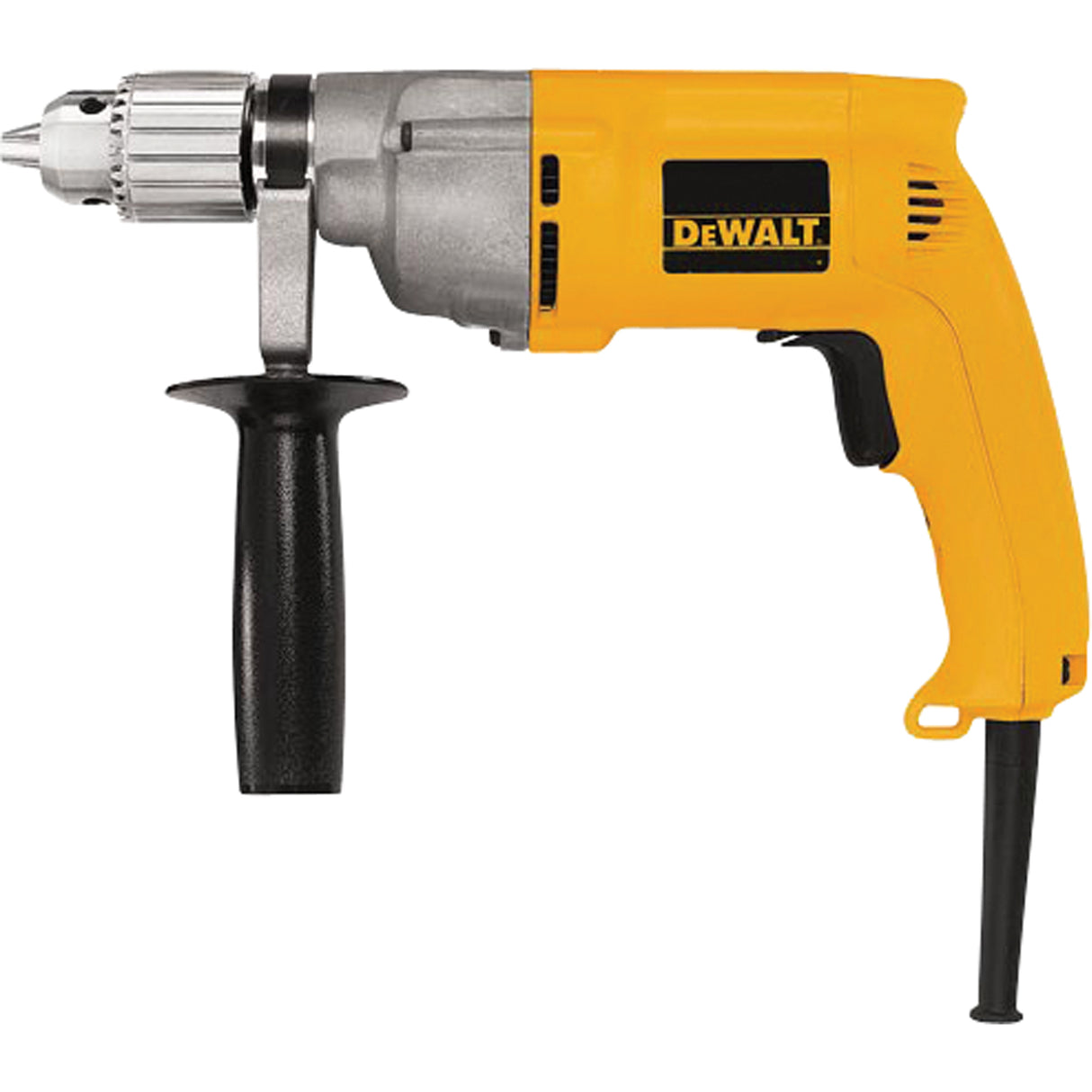 VSR Drill, 1/2" Chuck, 7.8 A, 120 V, 0-600 RPM, Keyed Chuck