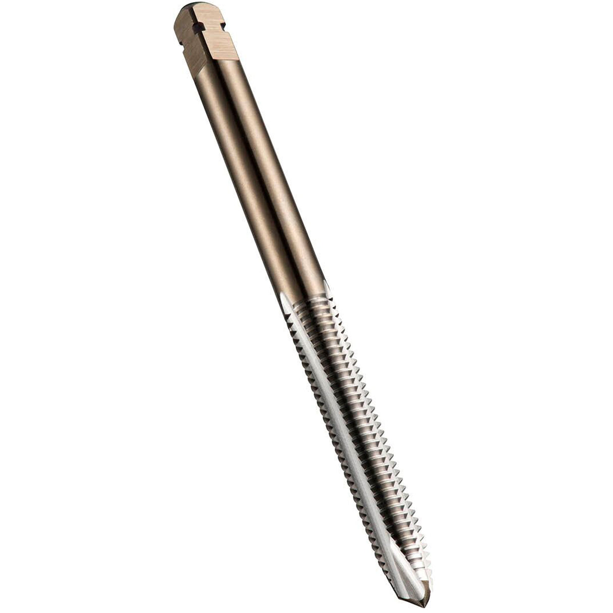 Spiral Point Tap, High Speed Cobalt, M12x1.75 Thread, 3-3/8" L