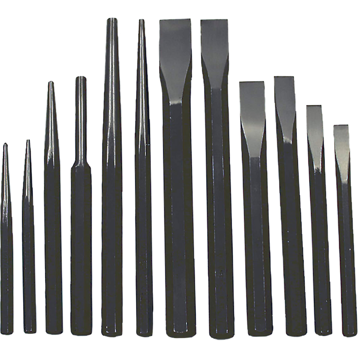 IPC-12 Jumbo Punch & Chisel Set, 12 Pieces