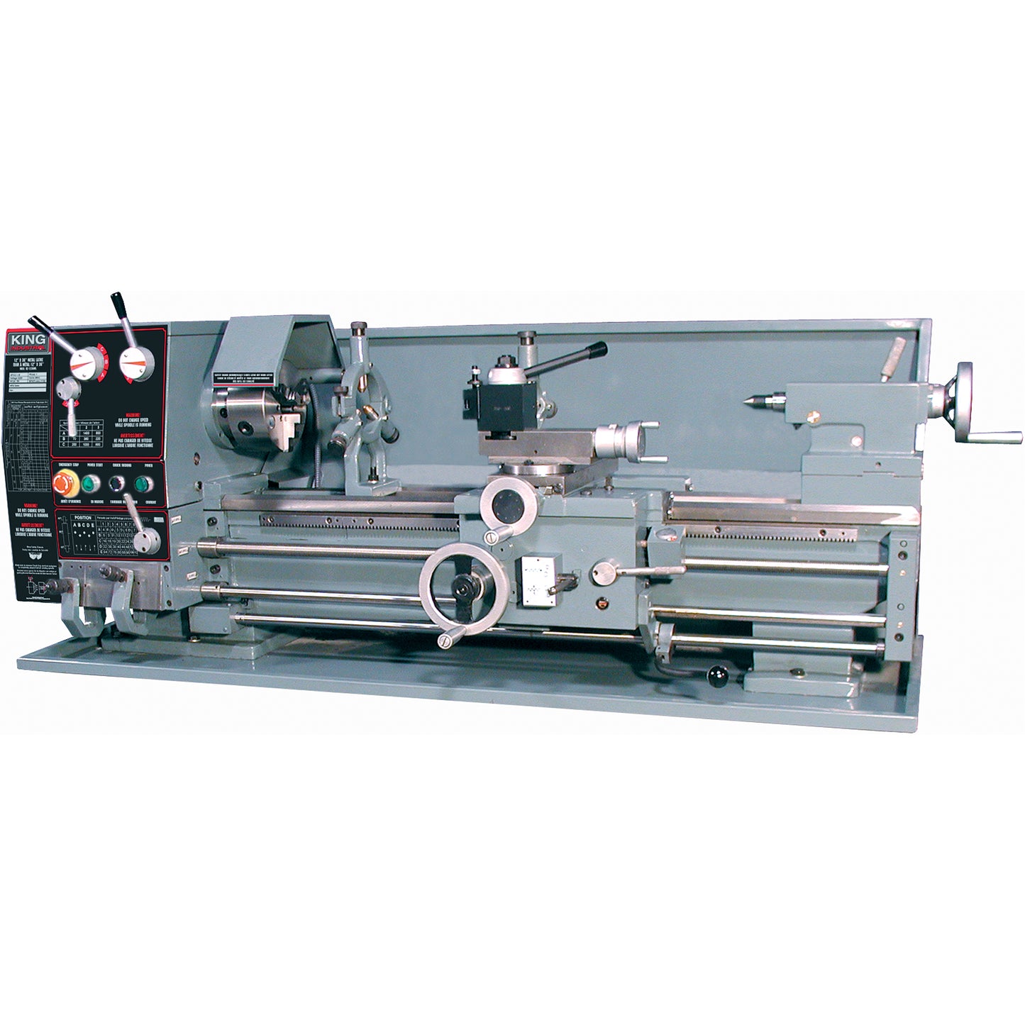 Gearhead Metal Lathes, 65" L x 28" W x 28" H
