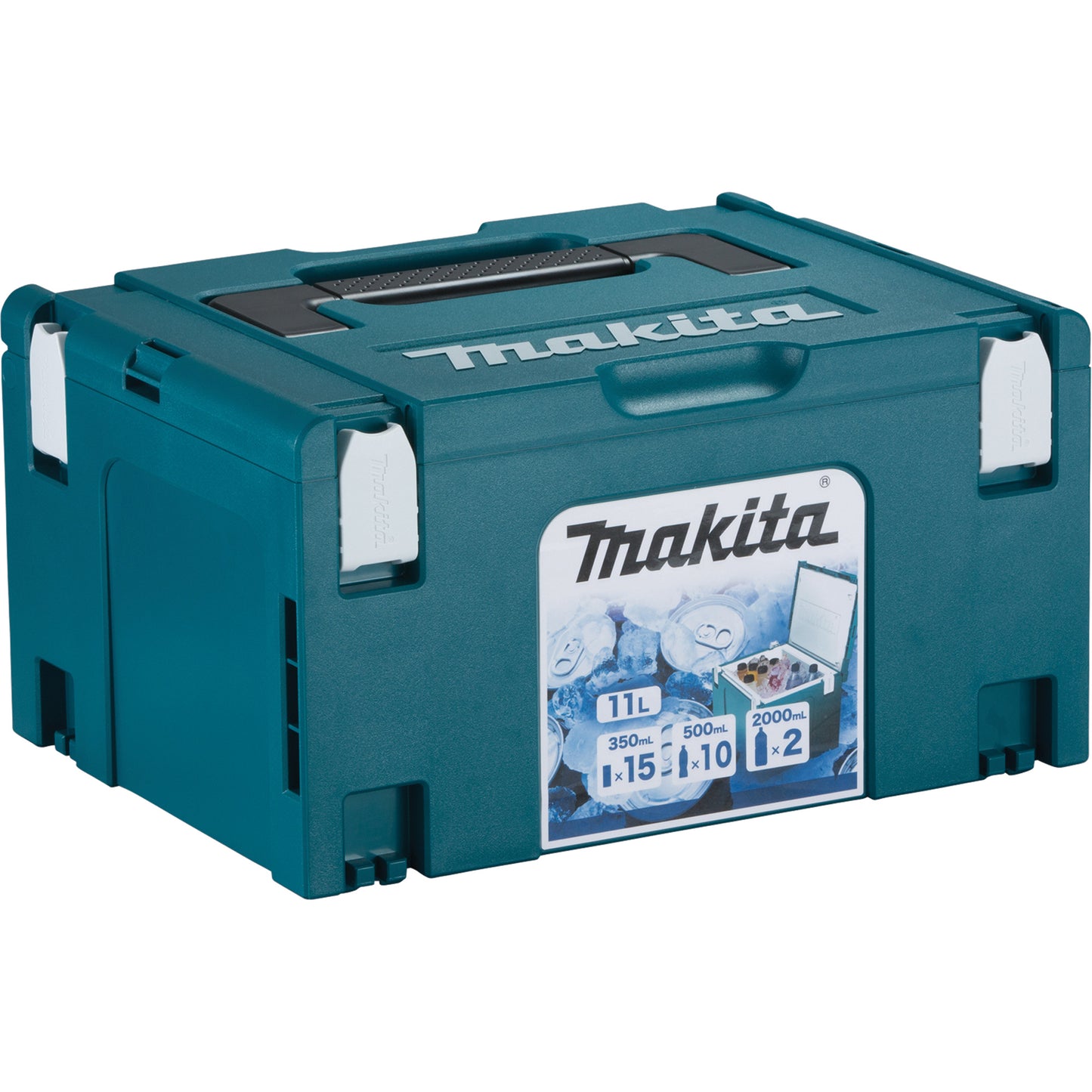 Large Interlocking Thermal Cooler Case, 11 L./ 11.62 qt./ 2.90 gal. Capacity