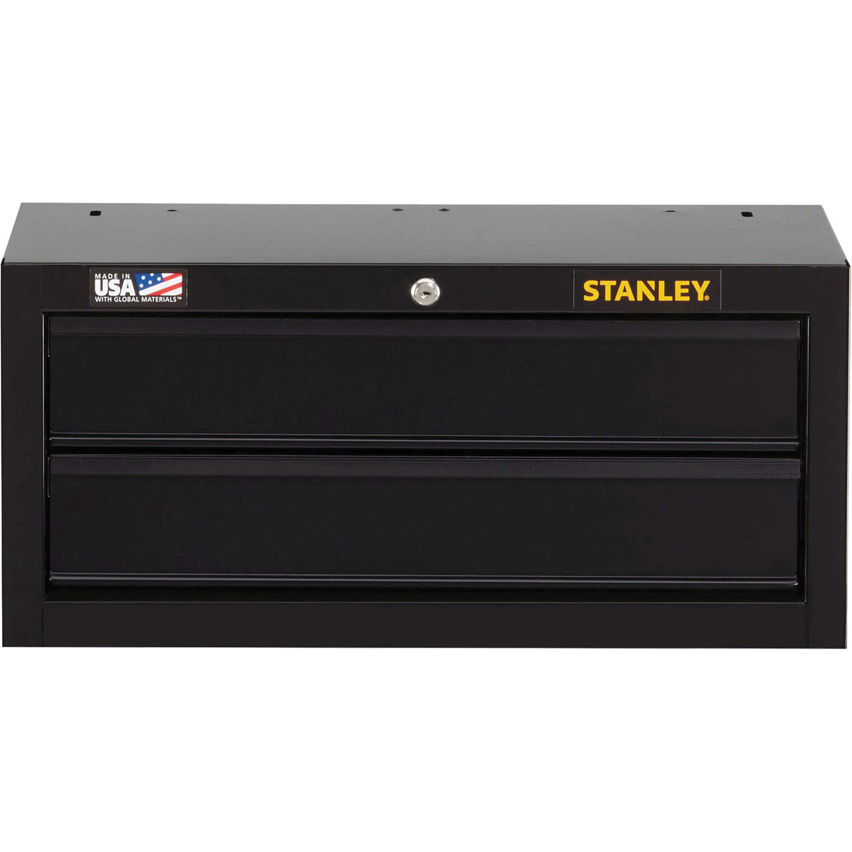 100 Series Middle Tool Chest, 26" W, 2 Drawers, Black