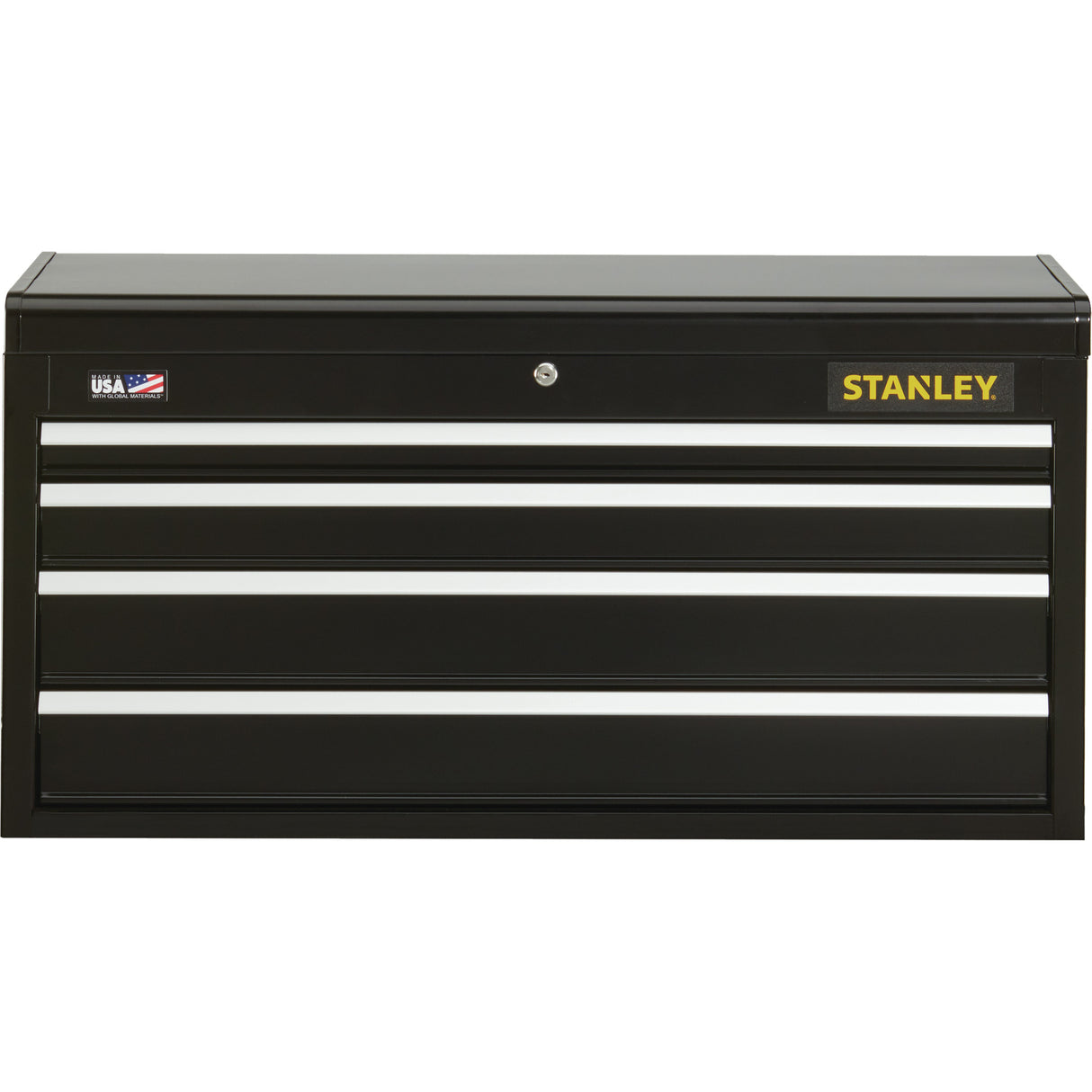 300 Series Tool Chest, 41" W, 4 Drawers, Black