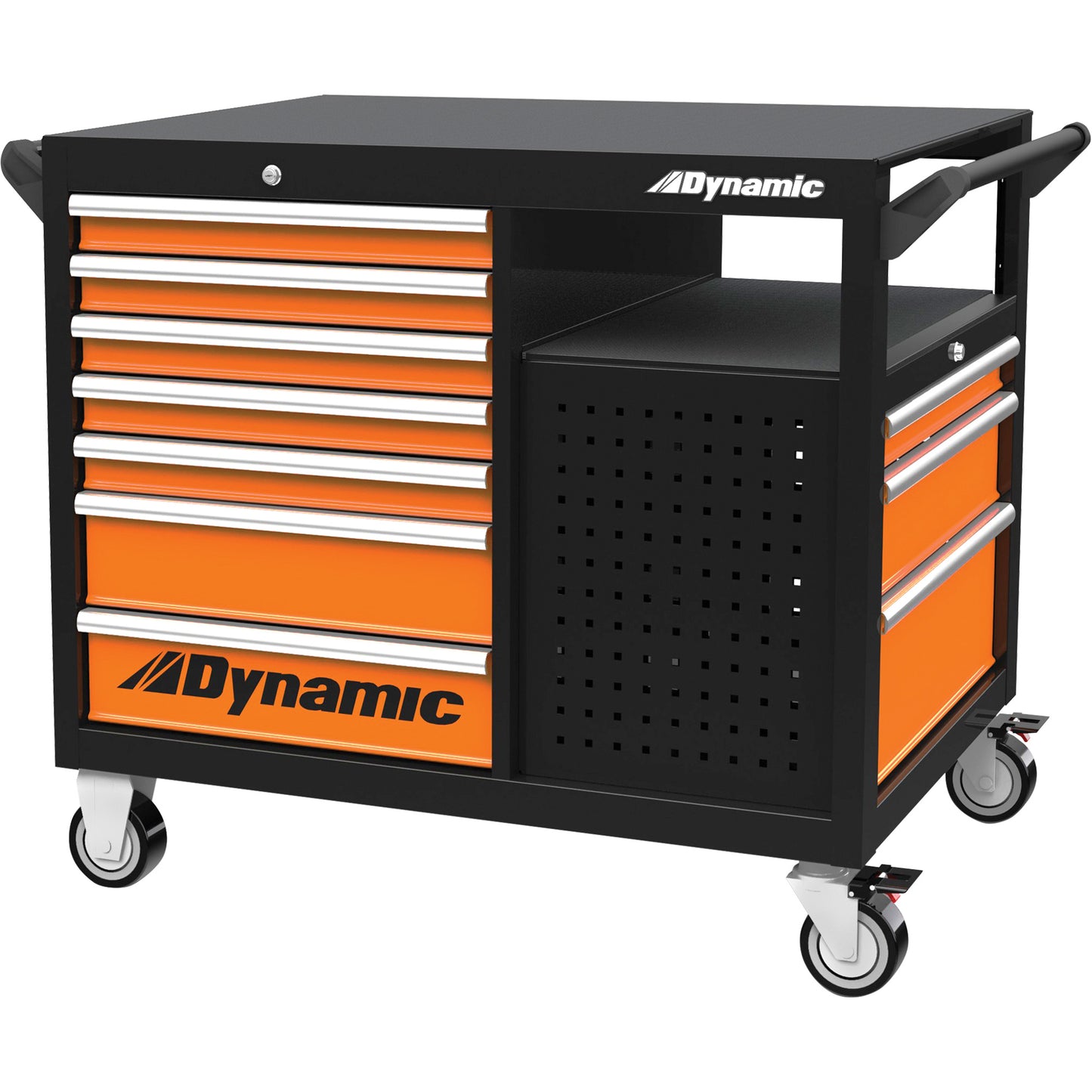 industrial Cart, 2 Tiers, 45" x 40" x 28-3/4"