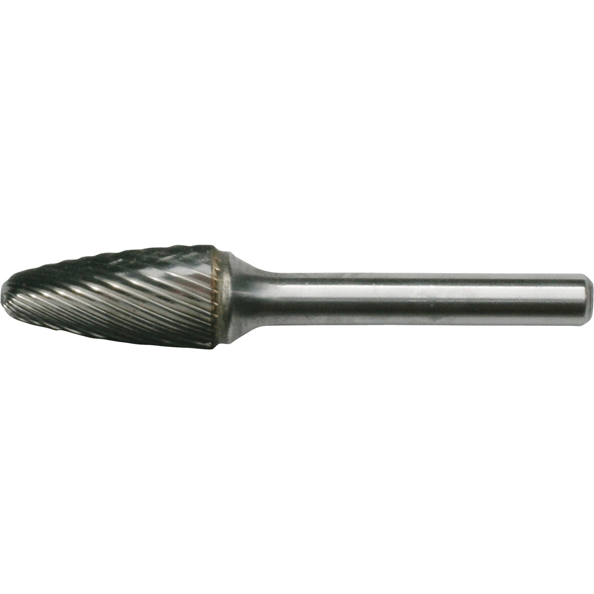 Solid Carbide Burrs - Tree Shape with Ball Nose, SF-15, 3/4" Dia., 1-1/2" Depth of Cut