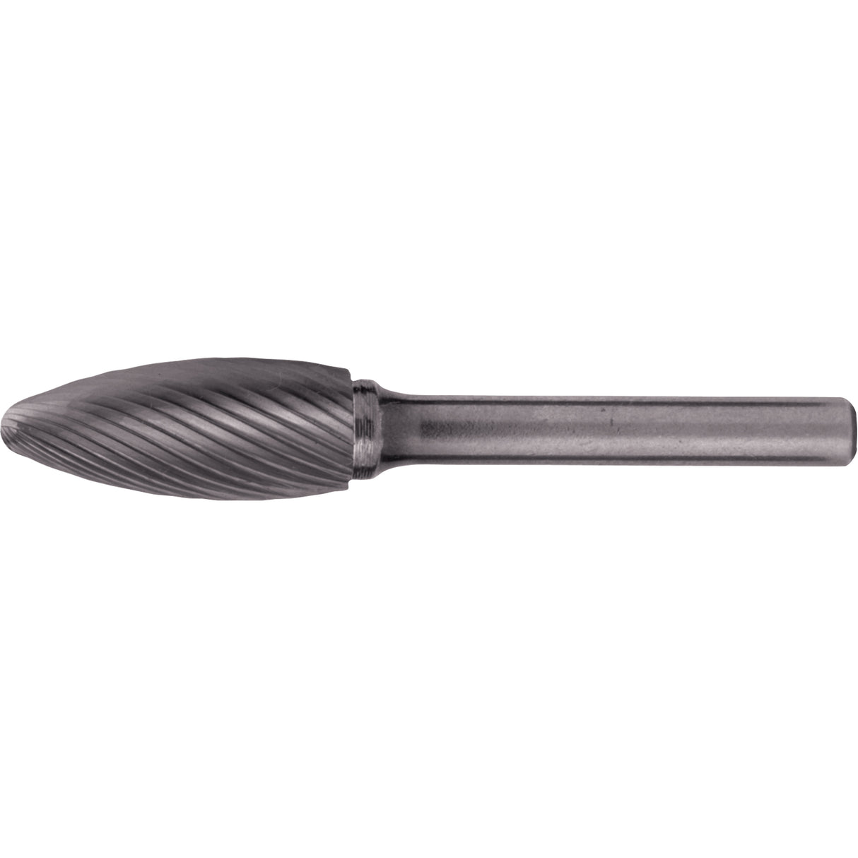 Solid Carbide Burrs - Flame Shaped, 1/8" Dia., 1/8" Shank