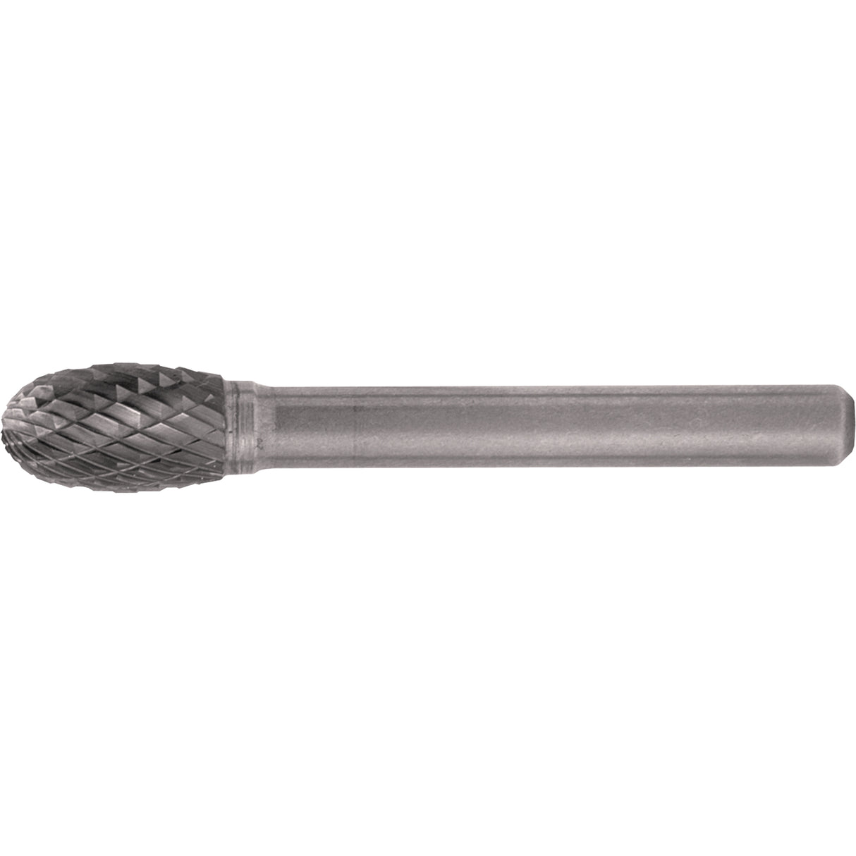Solid Carbide Burrs - Oval Shape, SE-7, 3/4" Dia., 1/4" Shank, 1" Depth of Cut