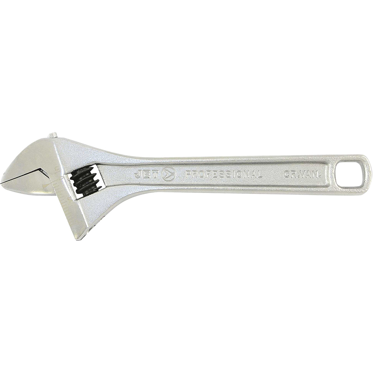 AWP-8 Super Heavy-Duty Professional Adjustable Wrench, 8" L, 1-1/8" Max Width, Chrome