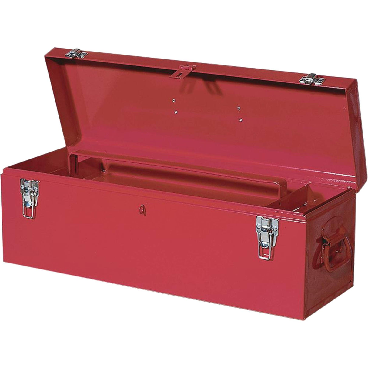 TB26 Steel Hand Tool Box, 8-3/4" D x 26" W x 9-3/8" H, Red