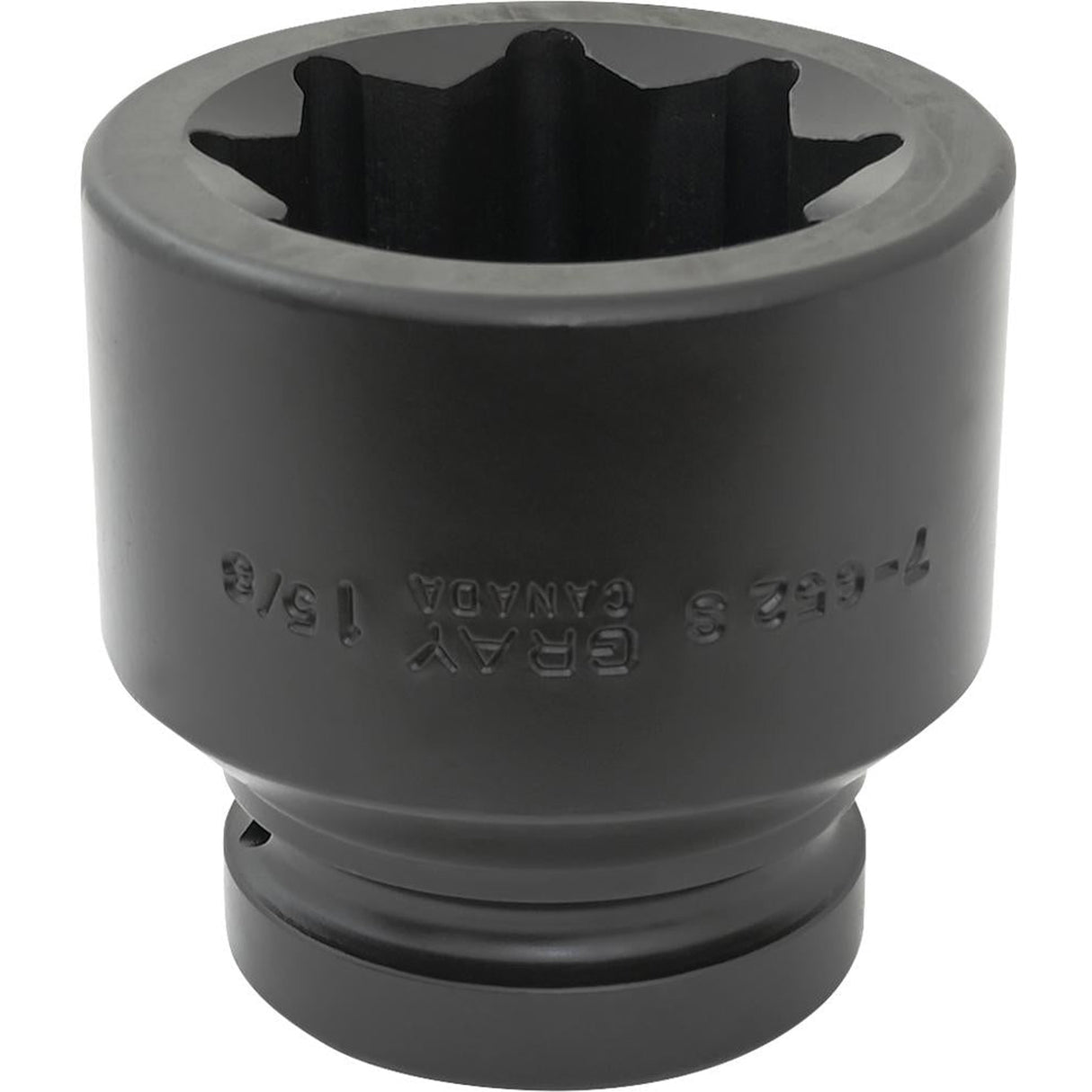 Double Square Socket, Impact, 1-5/8", 1" Drive, 8 Points