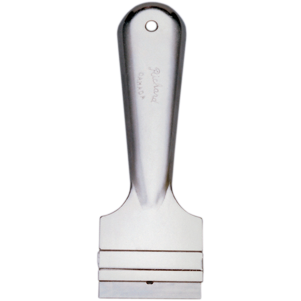 Razor Scrapers, High-Carbon Steel Blade, 1-1/2" Wide, Metal Handle