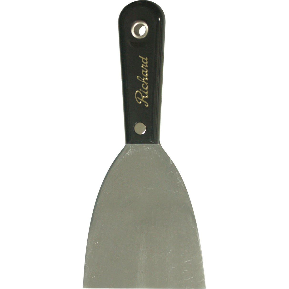 Stiff Putty Knife, 3-1/2", High-Carbon Steel Blade