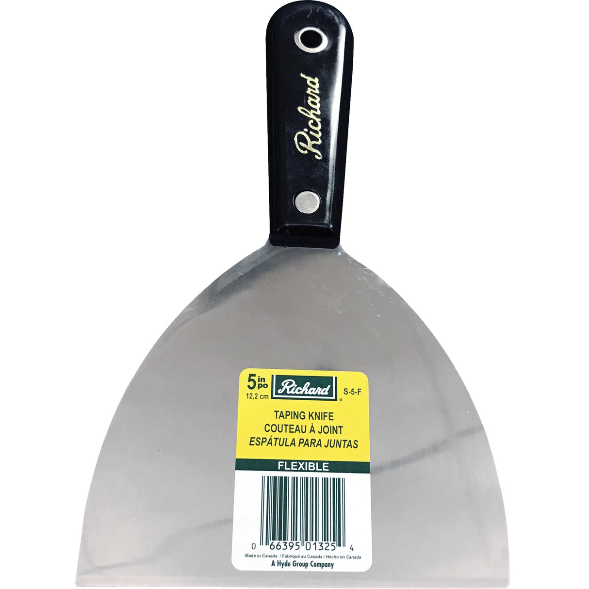 Pro Series Flexible Taping Knife, 5", High-Carbon Steel Blade