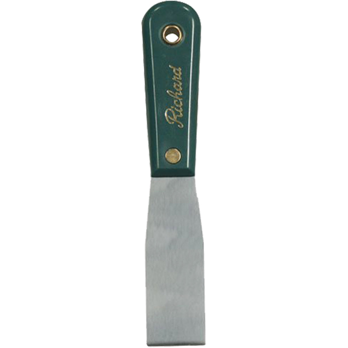 Flexible Putty Knives, Stainless Steel Blade, 1-1/4" Wide, Polypropylene Handle