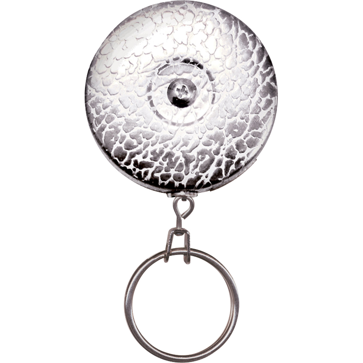 The Original Key Reel, Chrome, 24" Cable, Belt Clip Attachment