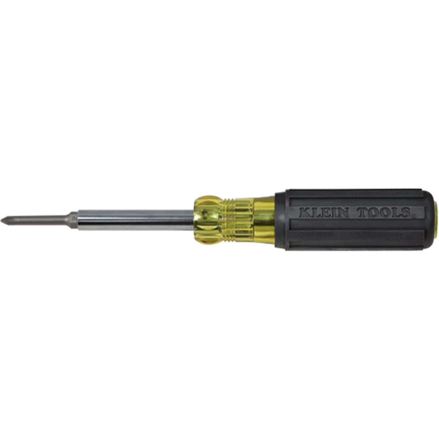 Extended-Reach Multi-Bit Screwdriver/Nut Driver, 9-1/10" L, Cushion Grip Handle