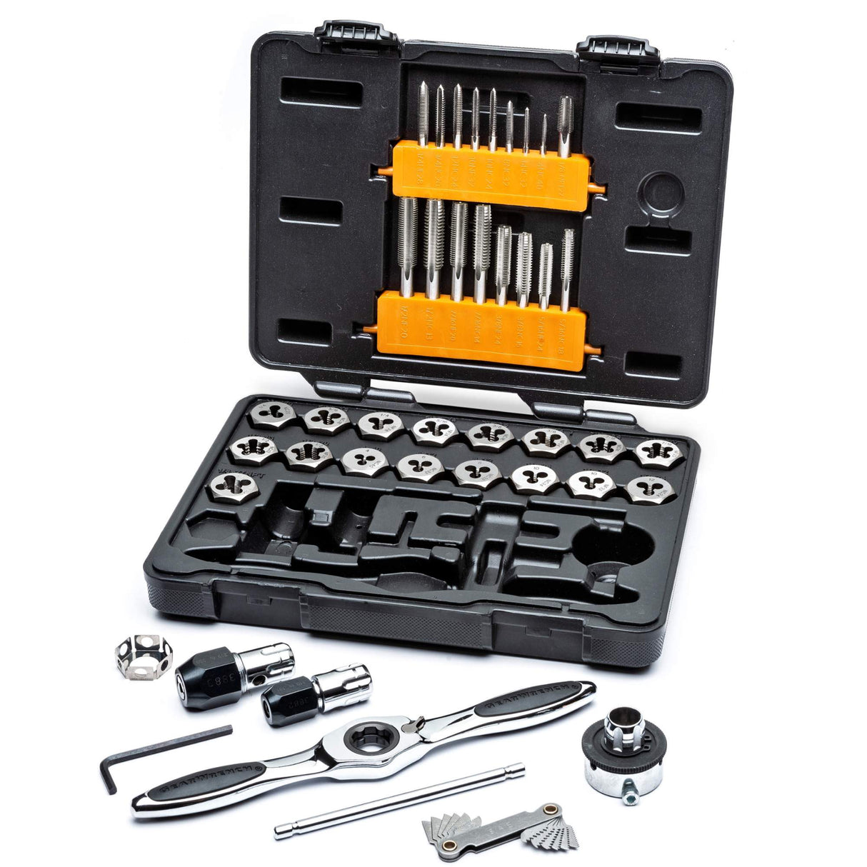 SAE Ratcheting Tap & Die Set, 42 Pieces