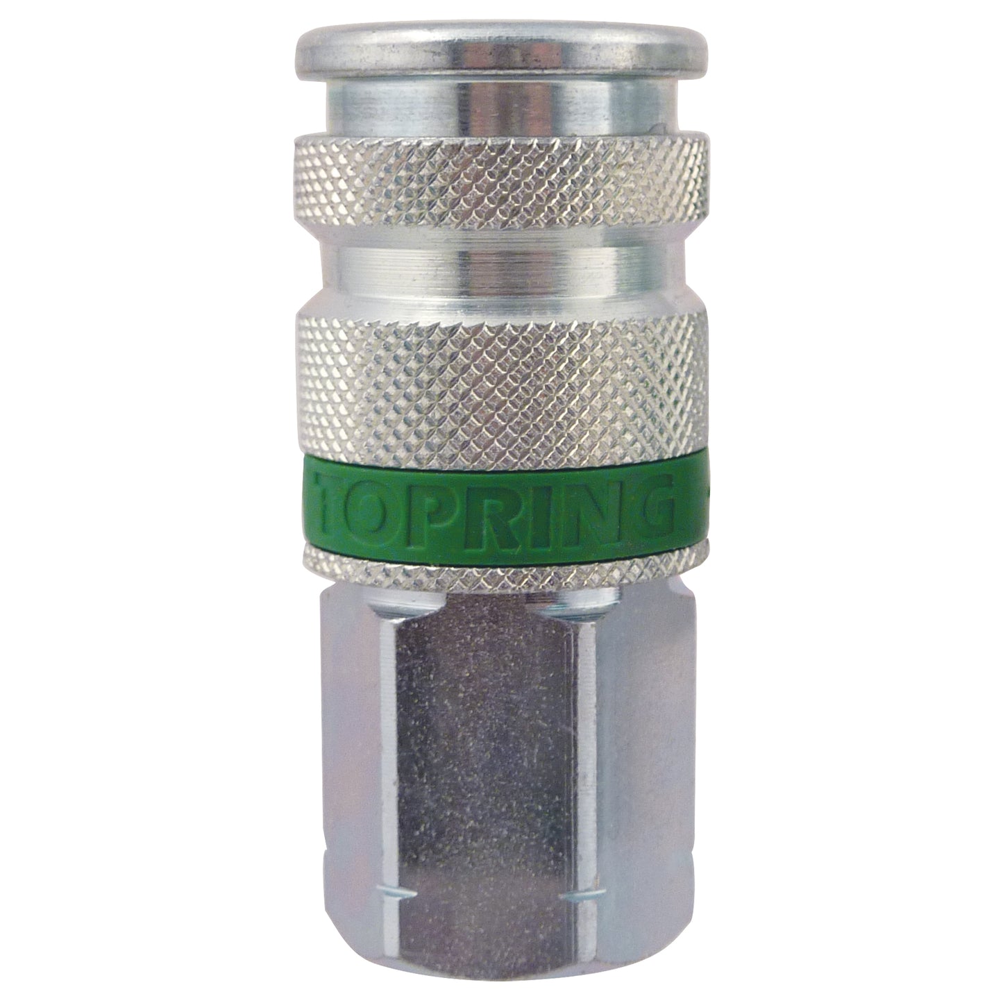 Quiksilver Ultraflo 3/8" Female Interchange Coupler, Steel