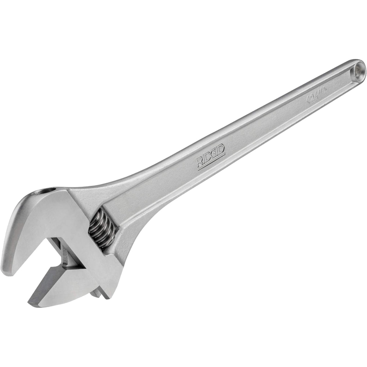 Adjustable Wrench, 6" L, 3/4" Max Width, Chrome