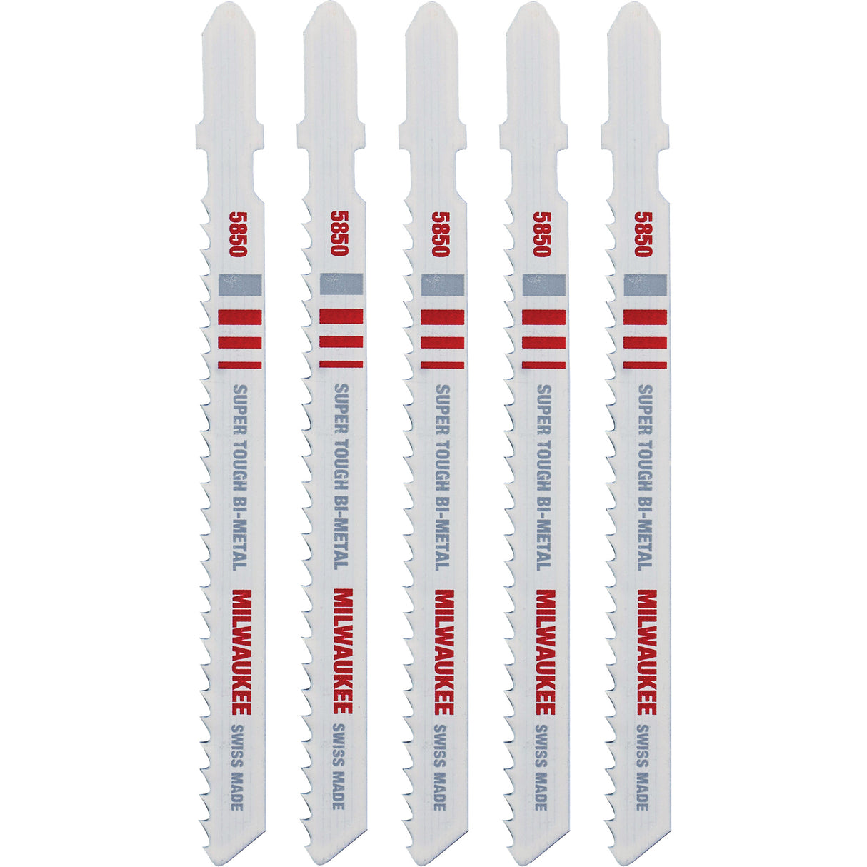 Jigsaw Blade, Bi-Metal, T-Shank, 4" L, 8 TPI