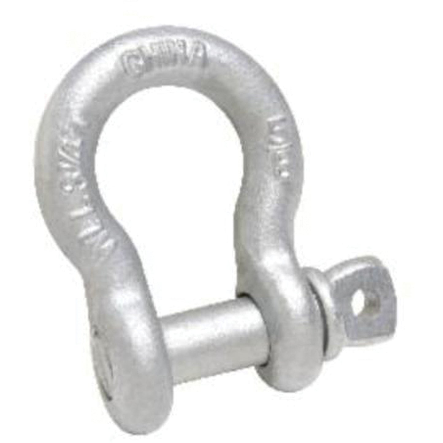 Anchor Shackle, 3/16", Screw Pin, Hot Dip Galvanized