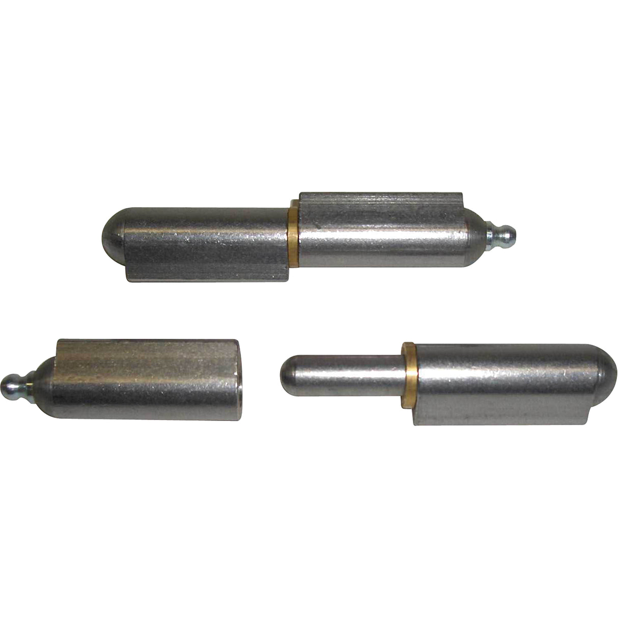 2-Piece Weld-On Hinges, 1/2" Dia. x 3-3/16" L