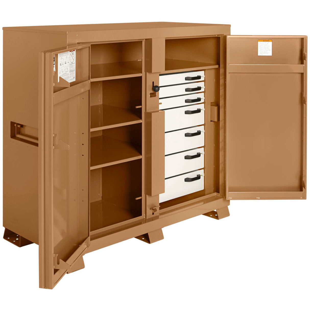 Jobmaster® Cabinet, Steel, 54.9 Cubic Feet, Beige