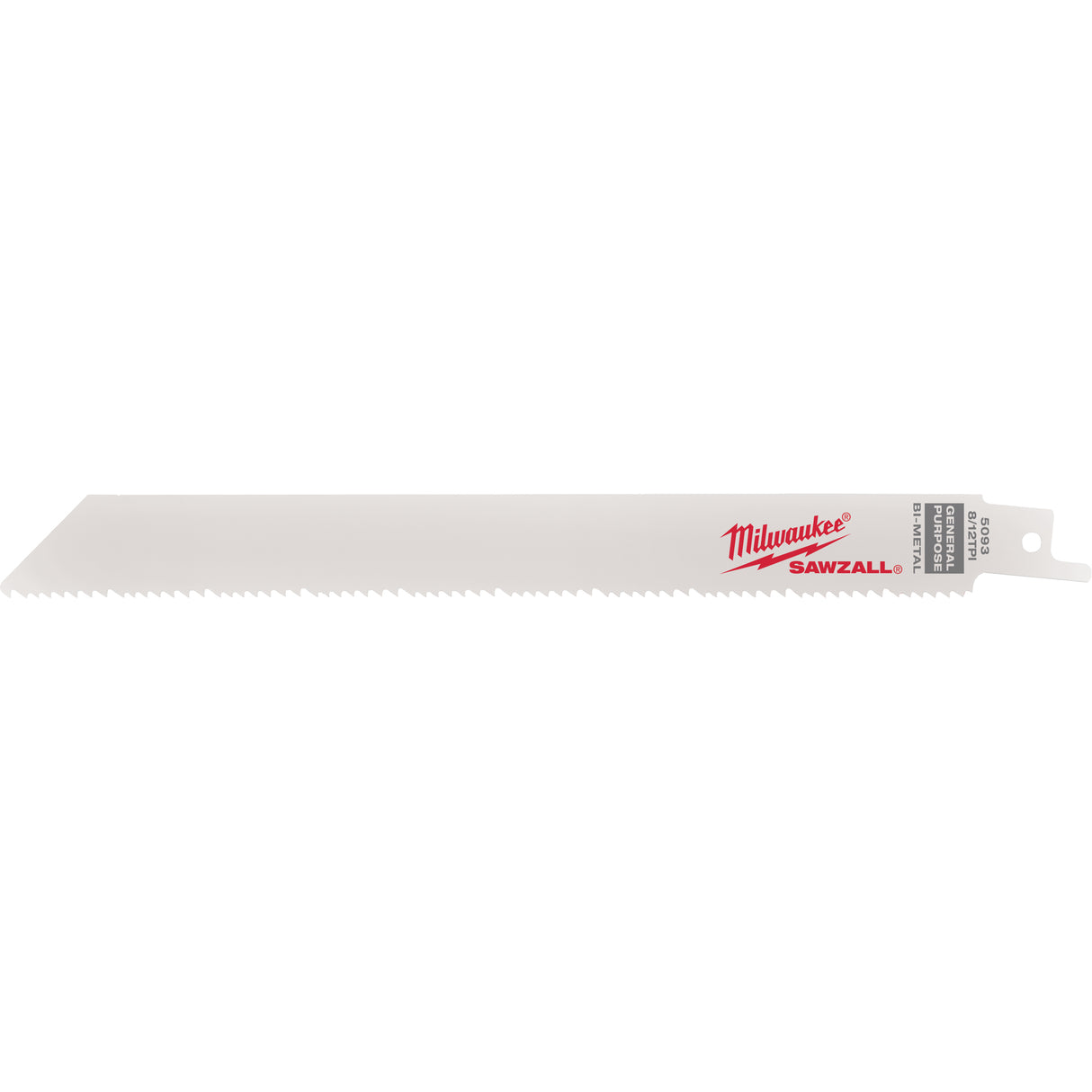 High Performance Super Sawzall® Blades, Bi-Metal, 8.5 TPI, 8" L x 3/4" W