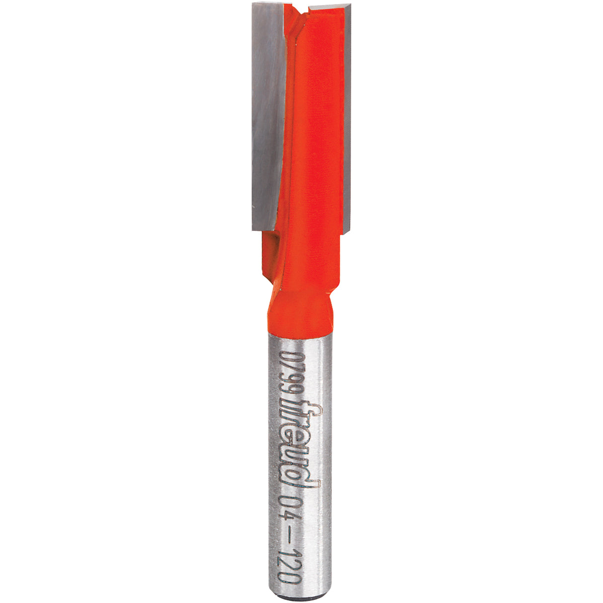 Freud Router Bit - Double Flute Straight Bit, 3/8" Dia., 3/4" H, 1-7/8" L, 1/4" Shank