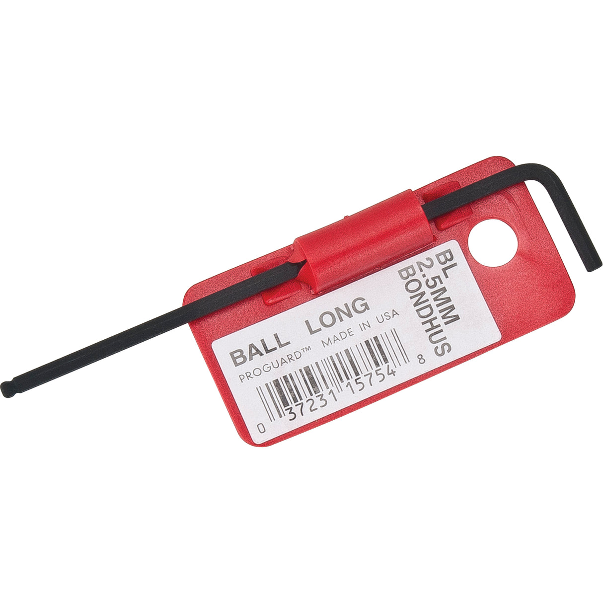 Balldrive Hex Key, 3.5" L, L Shape