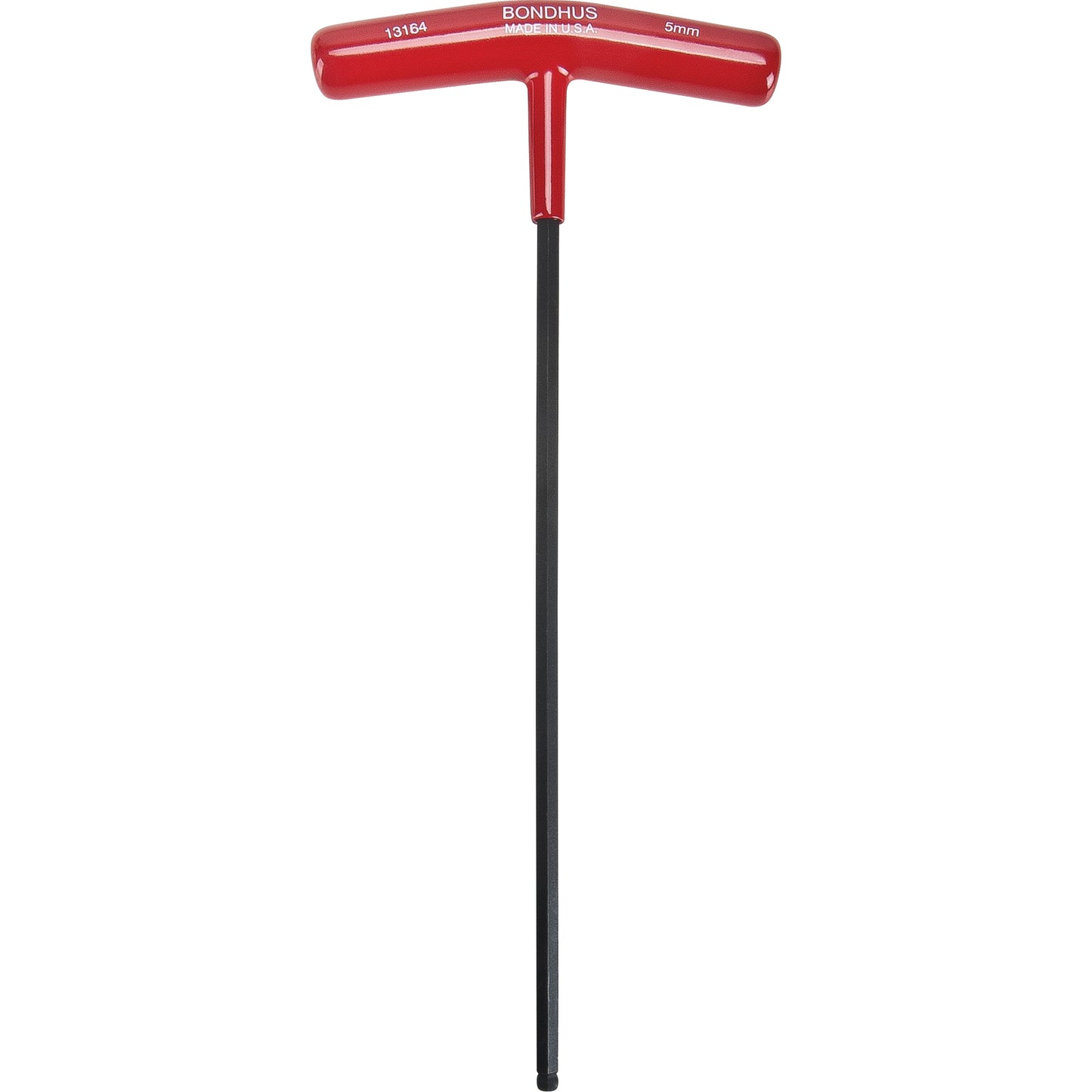 Individual Hex Keys - Metric, Ball End, 5 mm x 9.7" L, T Handle