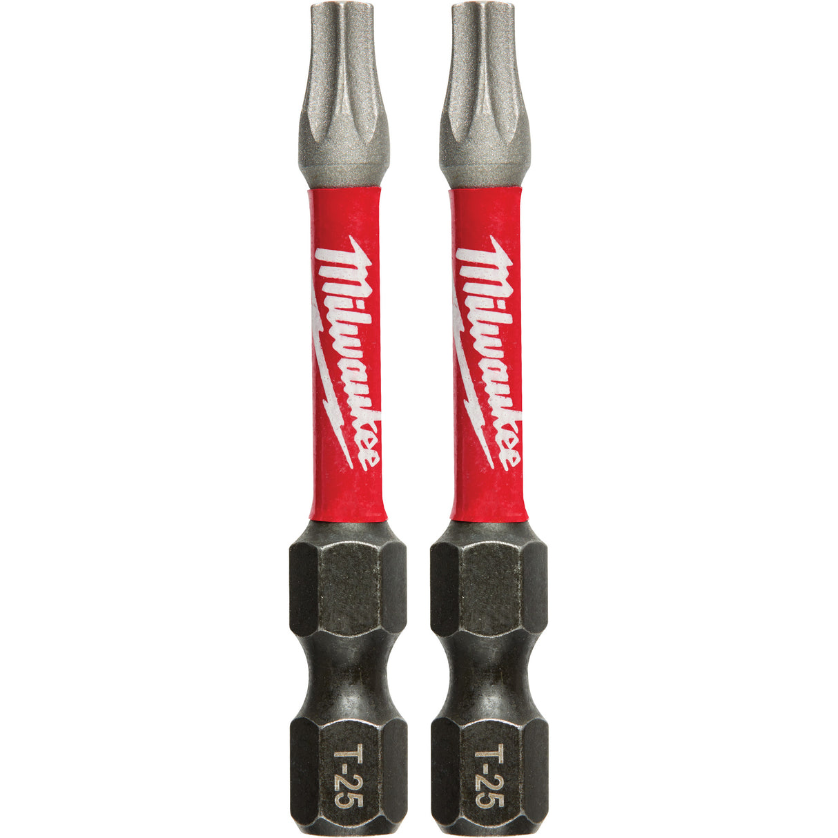 Shockwave™ Impact Power Bits, Torx, T-25 Tip, 1/4" Drive Size, 2" Length