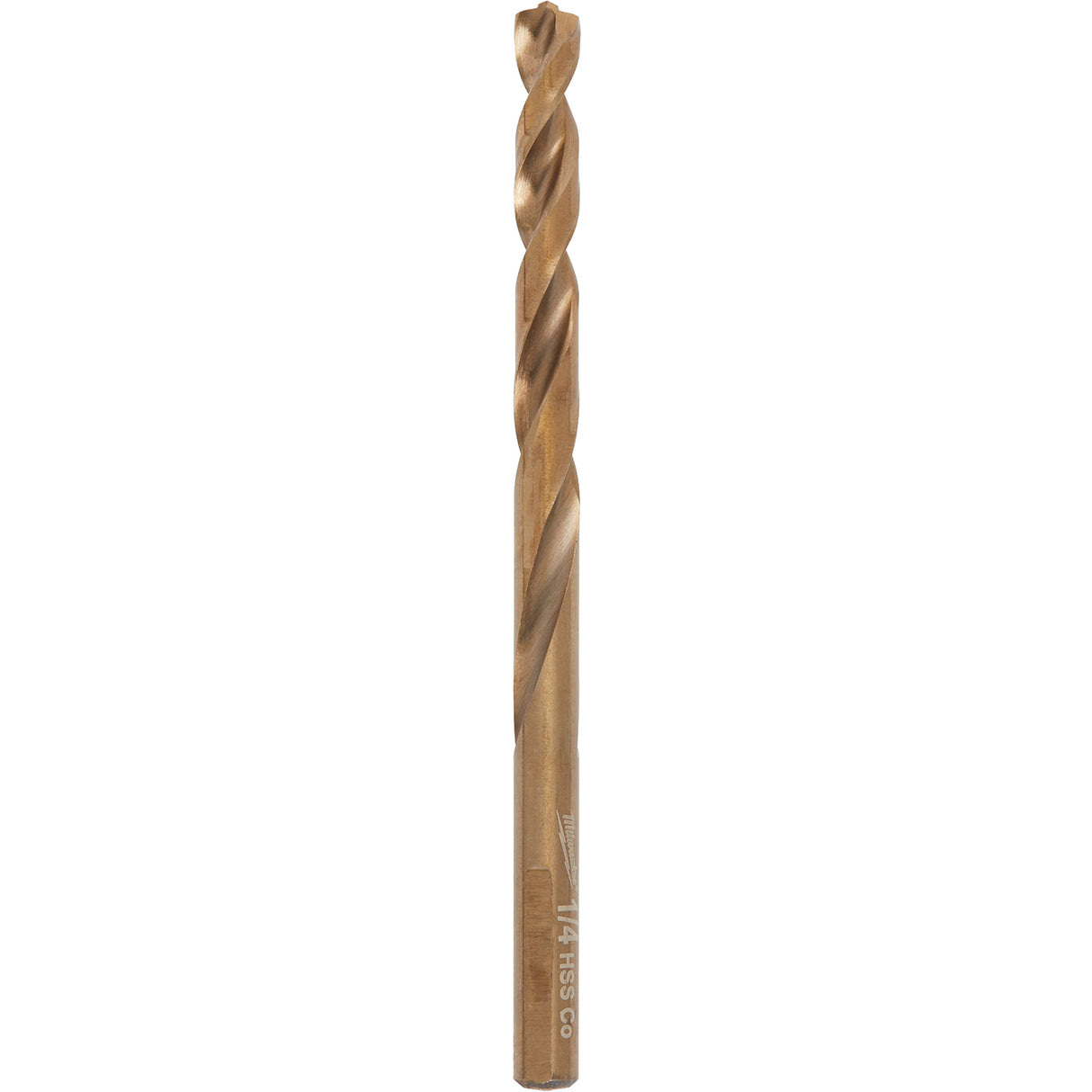 Red Helix™ Jobber Drill Bit, High Speed Steel, 1/4", 4" L, 3-3/4" Flute, 135° Point Angle