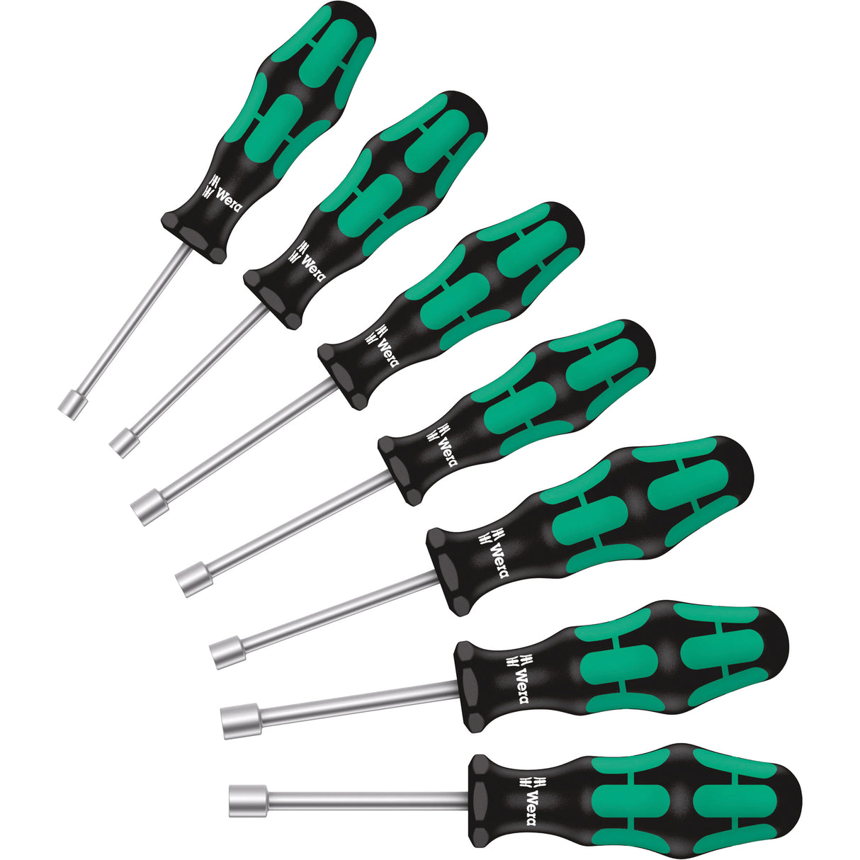 395 Series Nut Driver Set, 7 Pcs., Non Magnetic, Metric