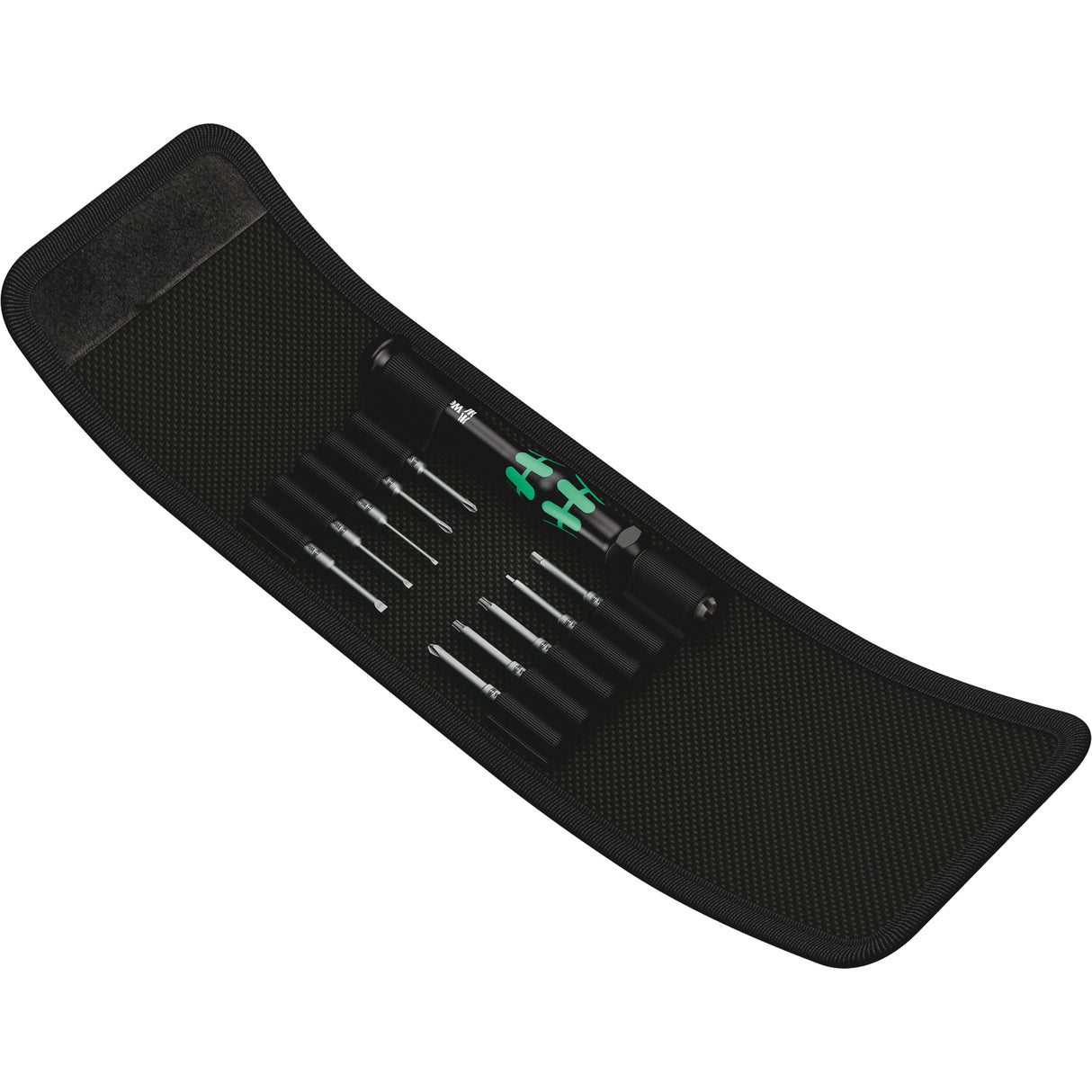 Micro Series Interchangeable Screwdriver Blade Set with Pouch, 11 Pcs.