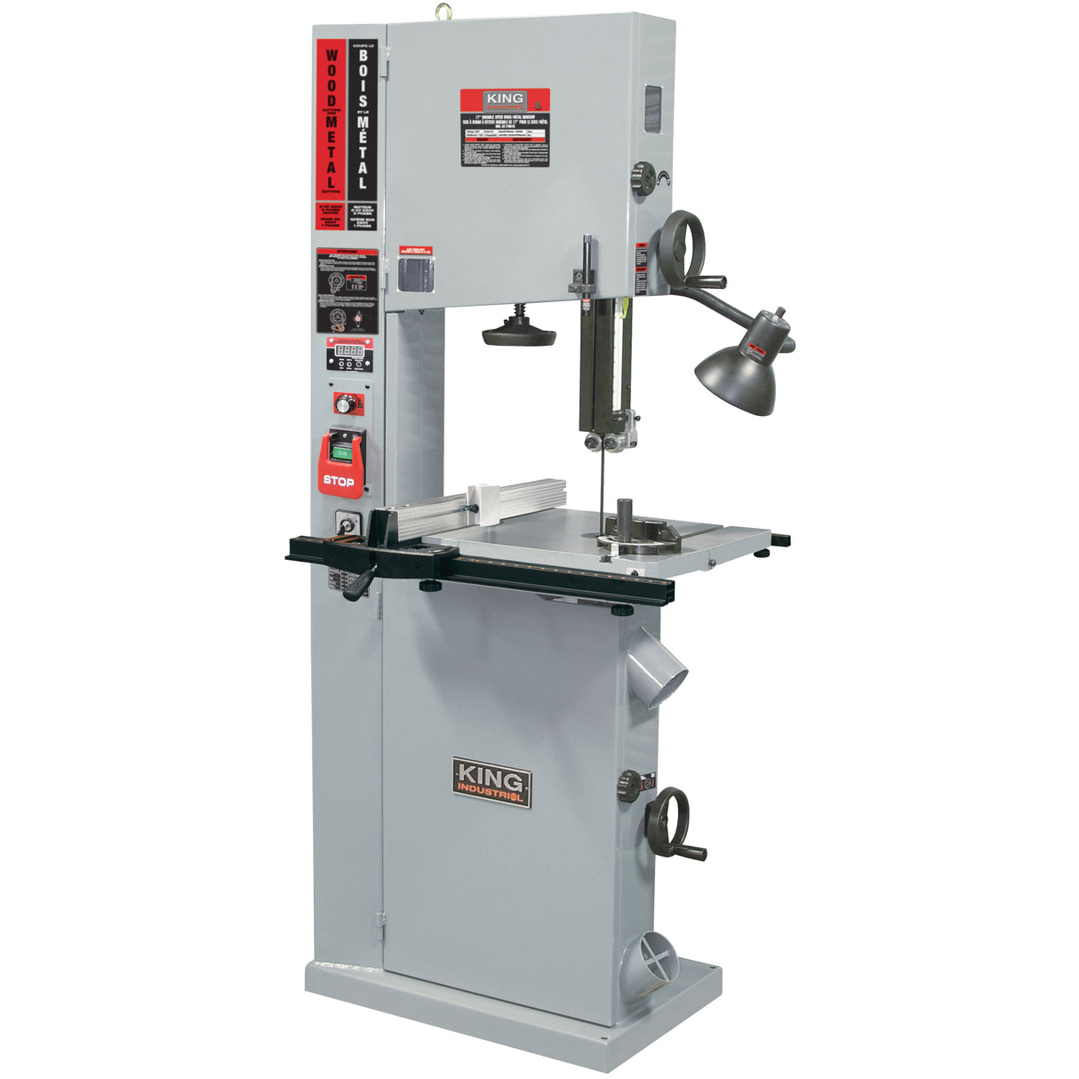 Variable Speed Bandsaw, Vertical, 220 V