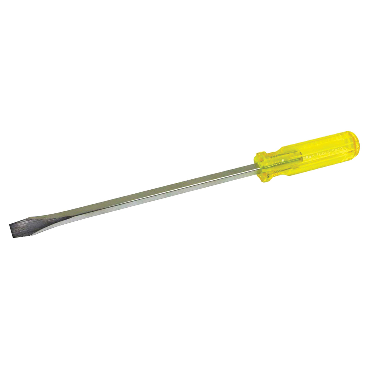 Slotted Screwdriver, 1/2", 14-1/2" L, Plastic Handle