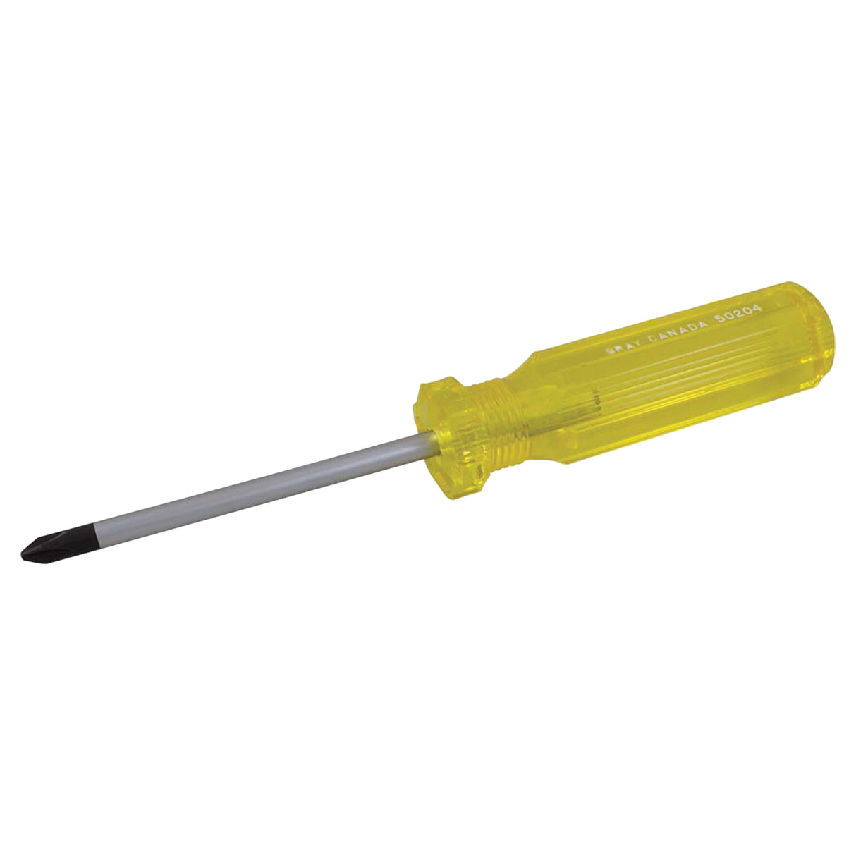 Phillips Screwdriver, #0, 5-5/16" L, Plastic Handle