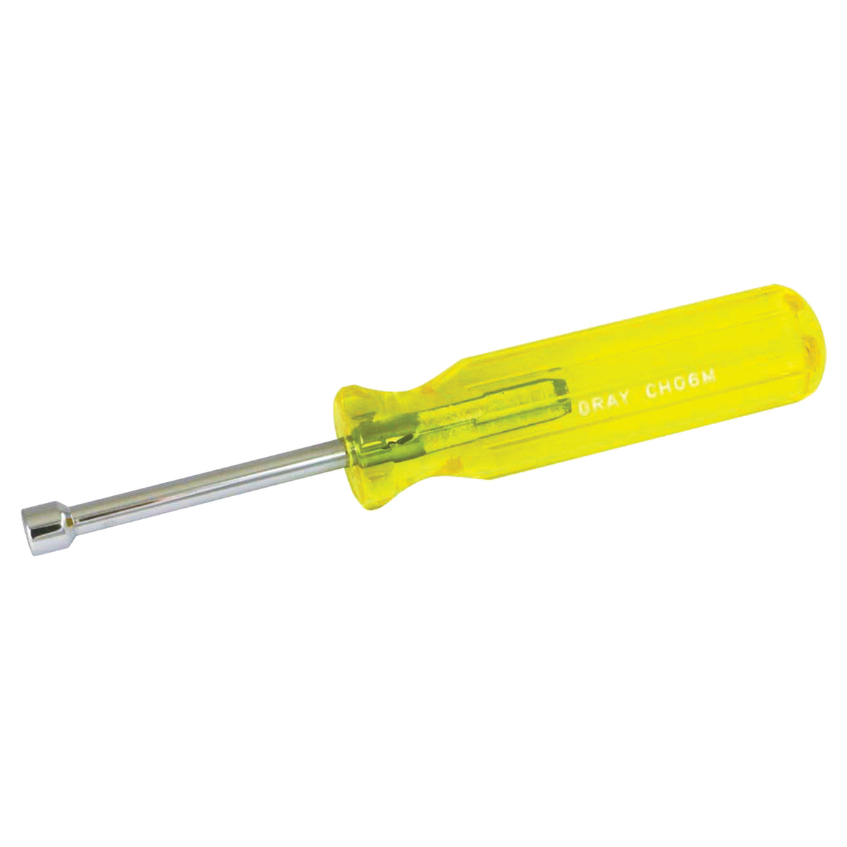 Nut Driver, 6 mm Drive, 6-3/4" L, Non Magnetic