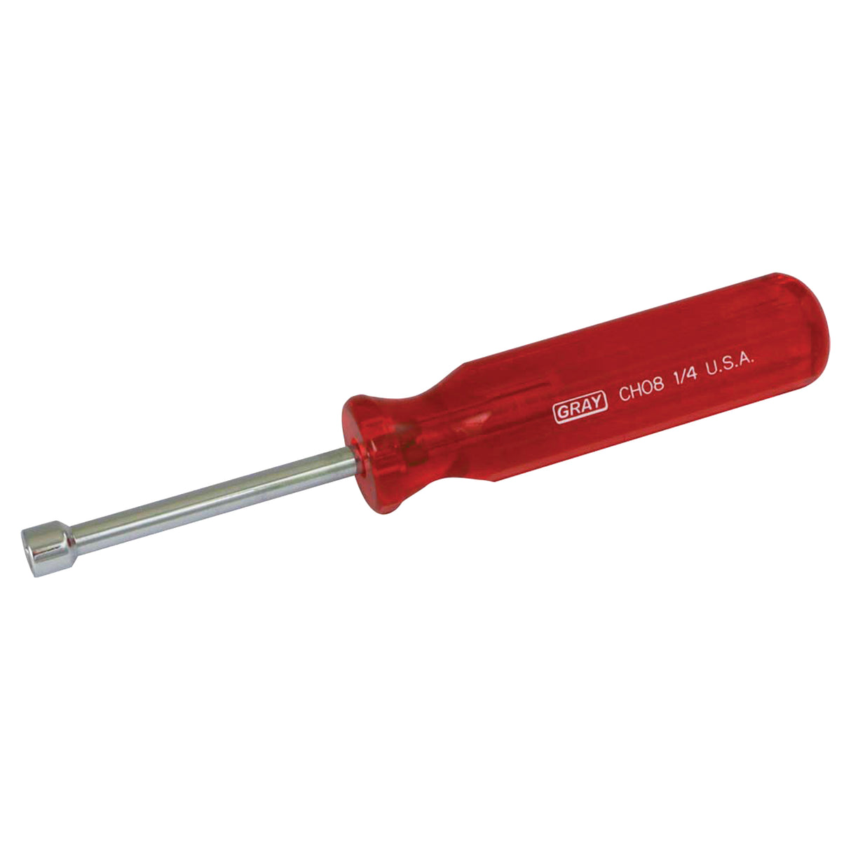 Nut Driver, 1/4" Drive, 6-3/4" L, Non Magnetic