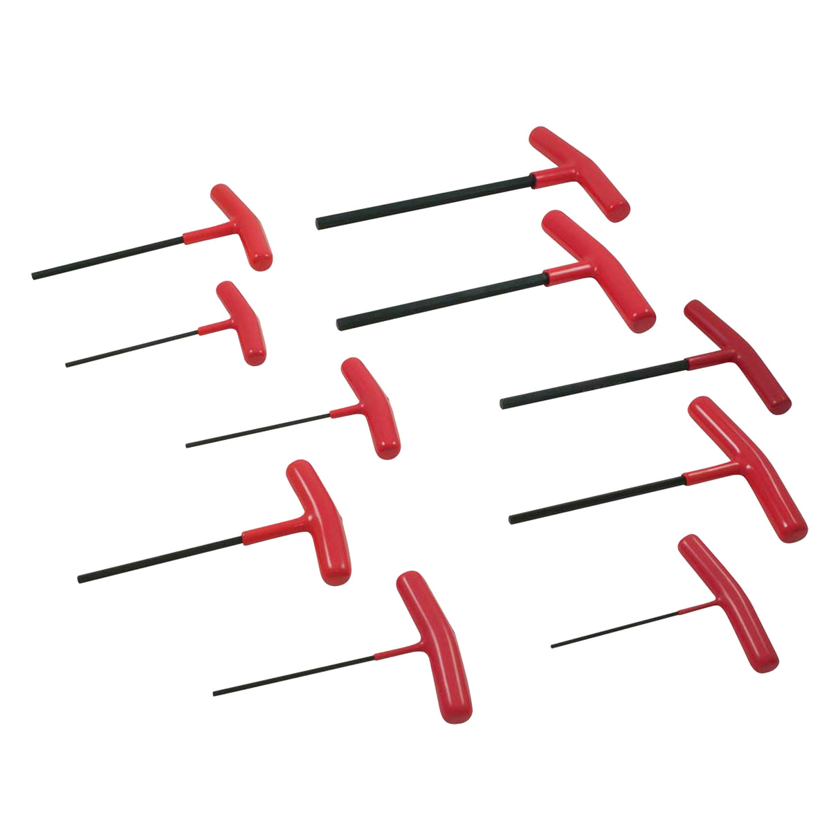 T-handle Hex Key Set, 10 Pcs., Imperial