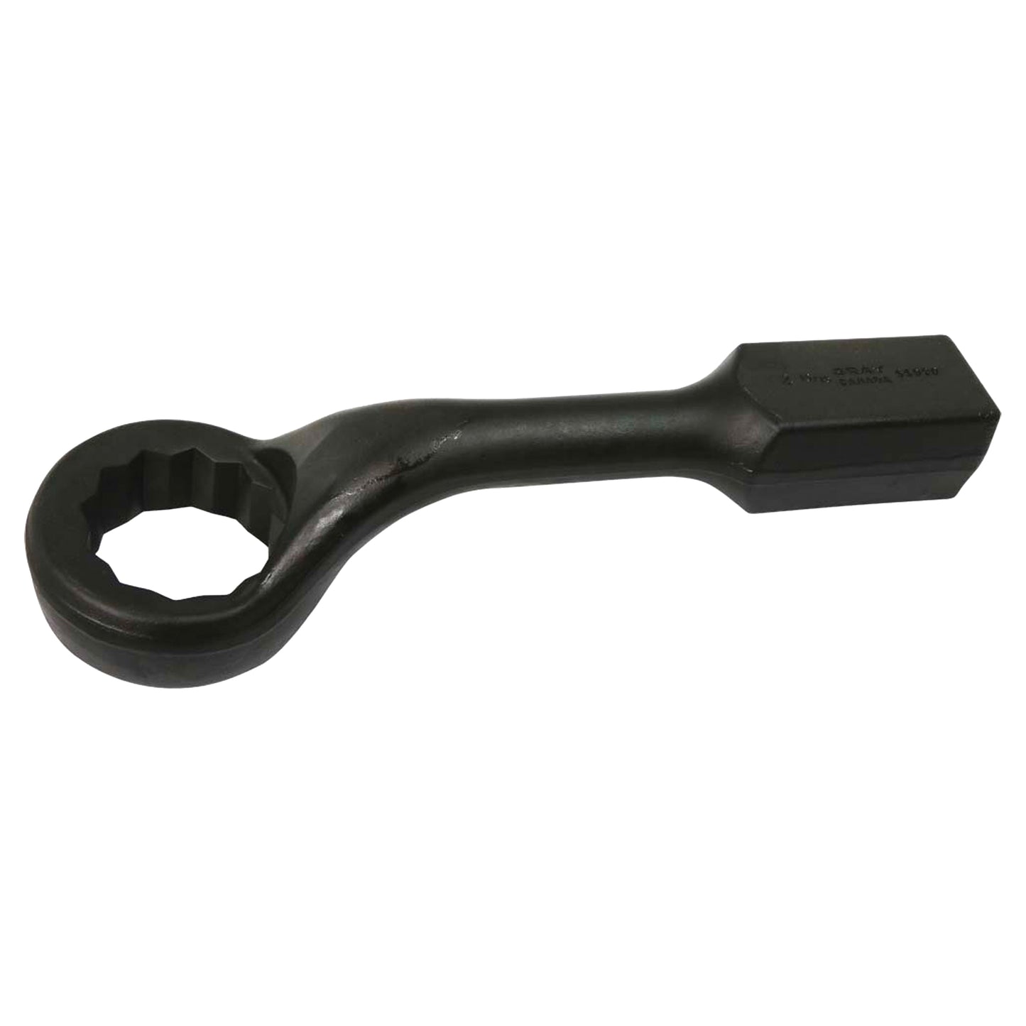 Striking Face Box Wrench, 12 Point, 2-13/16", 45° Offset, Black Oxide Finish