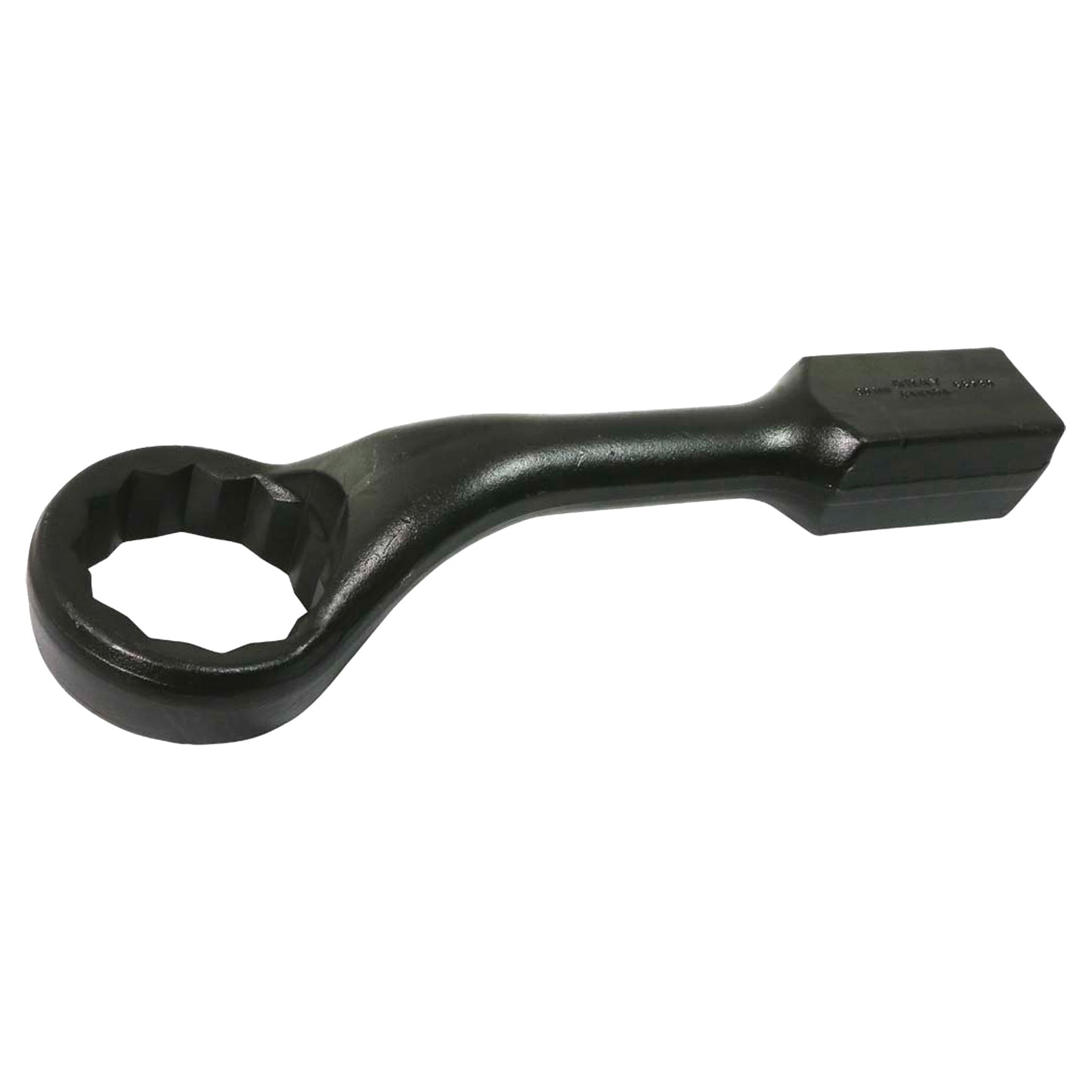 Striking Face Box Wrench, 12 Point, 80 mm, 45° Offset, Black Oxide Finish
