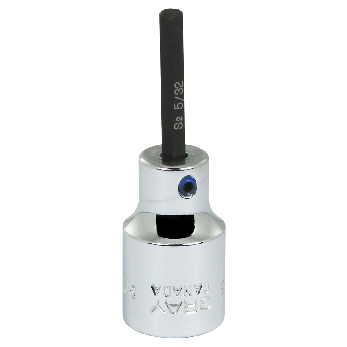 Bit Socket, 5/32" x 7/10" L, 3/8" Drive