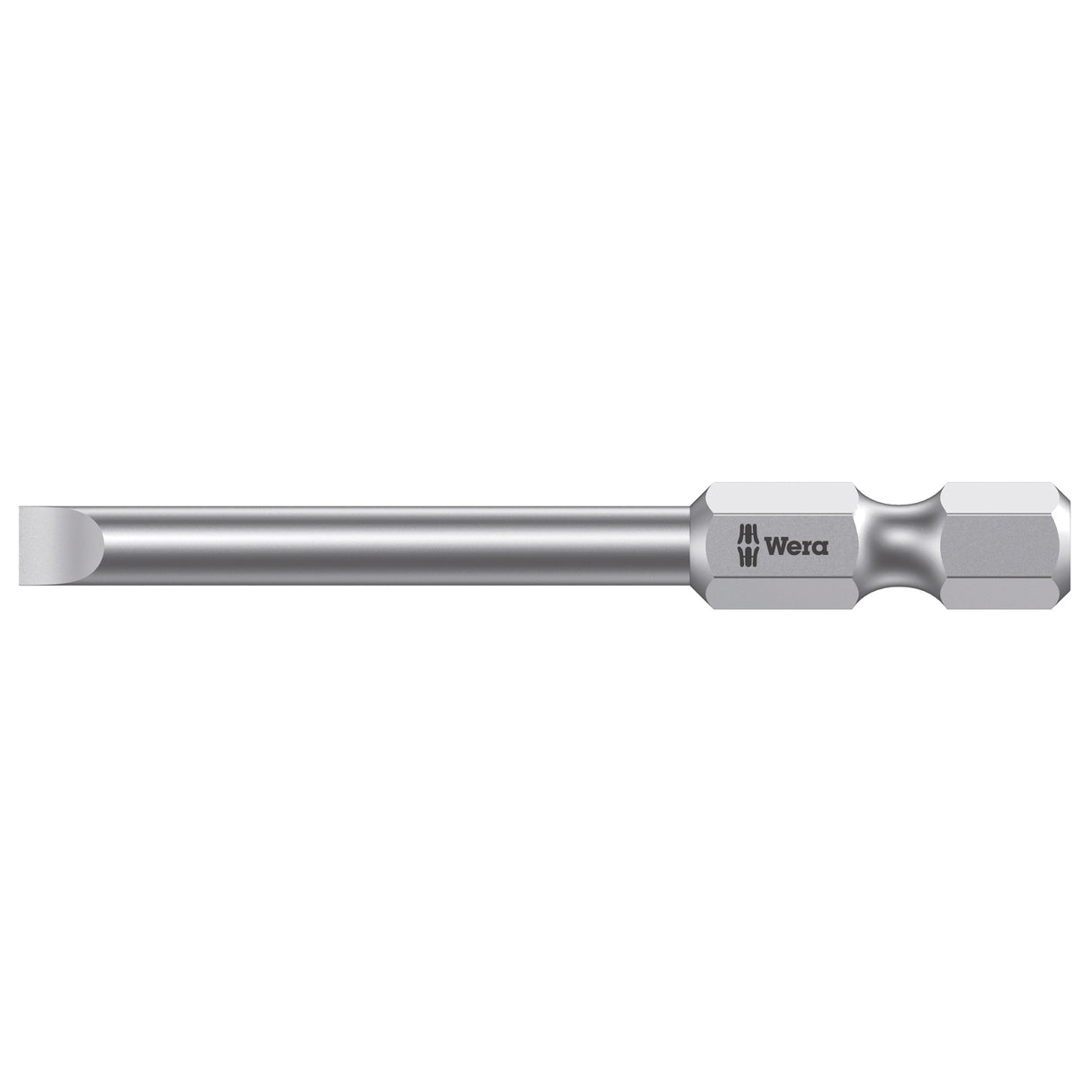 Power Screwdriver Bit, Slot, 3 mm Tip, 1/4" Drive Size, 2-3/4" Length