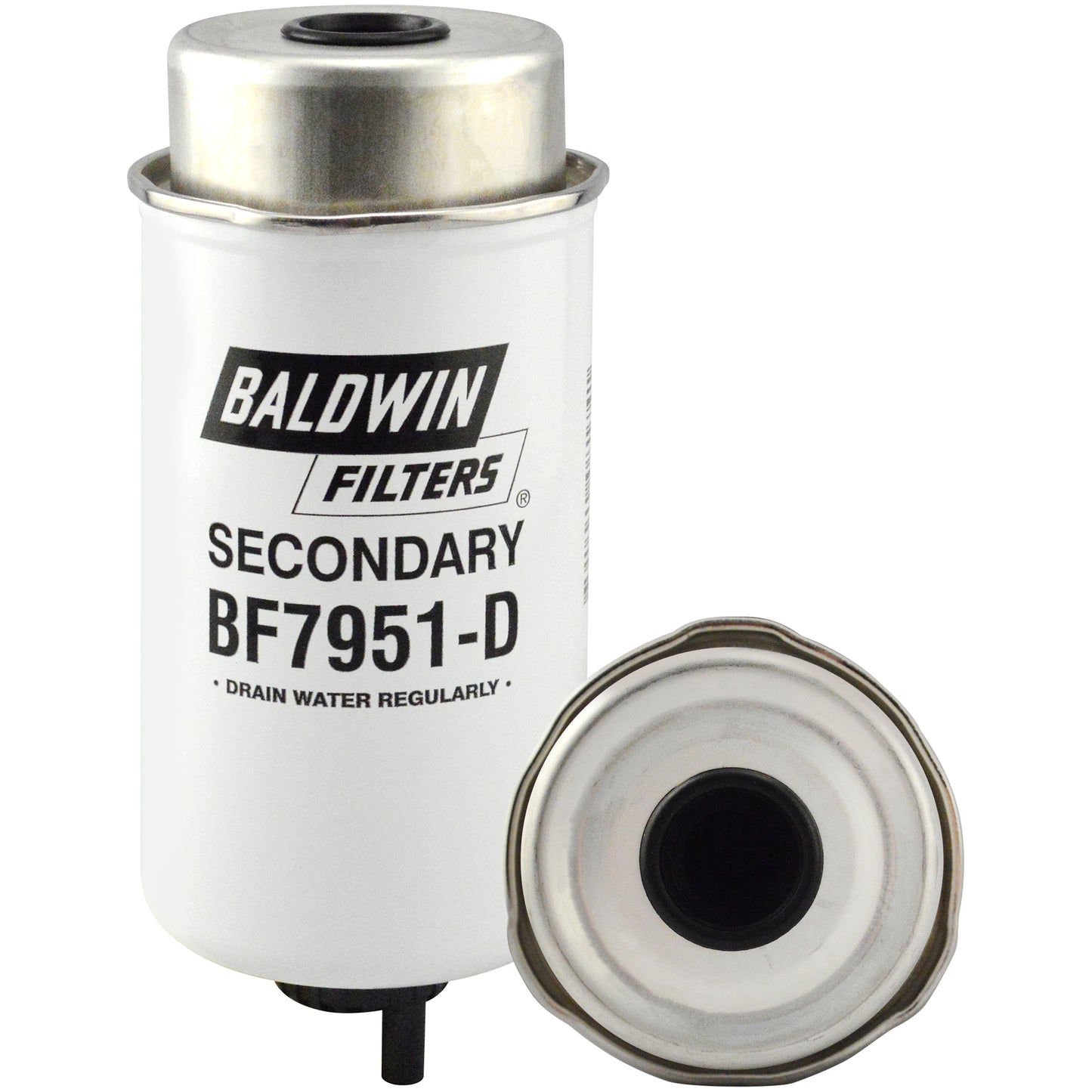 BF7951-D Secondary Fuel/Water Separator with Removable Drain